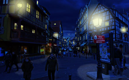 From Day to Night. Photoshop. Advanced Image Manipulation.