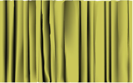 Gradient Mesh. Curtains. Illustrator. Digital Illustration.